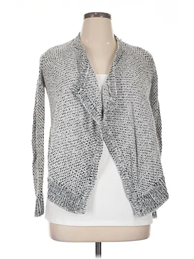 Pre-owned Lou & Grey Cardigan Sweater In Gray