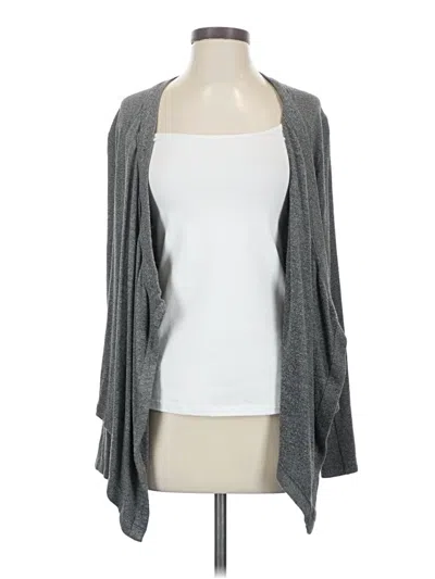 Pre-owned Lou & Grey Cardigan Sweater In Gray