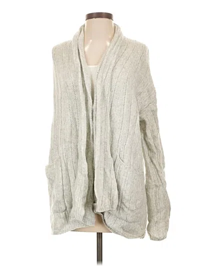 Pre-owned Lou & Grey Cardigan Sweater In Gray