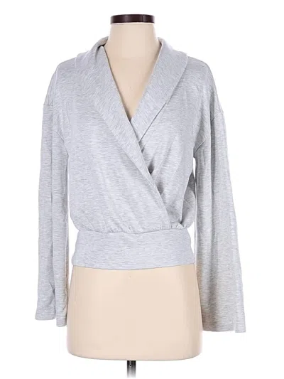 Pre-owned Lou & Grey Cardigan Sweater In Gray