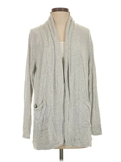 Pre-owned Lou & Grey Cardigan Sweater In Gray