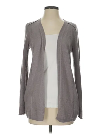 Pre-owned Lou & Grey Cardigan Sweater In Gray