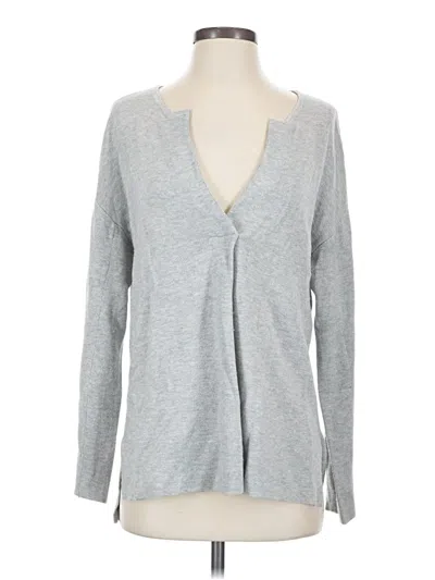 Pre-owned Lou & Grey Cardigan Sweater In Gray