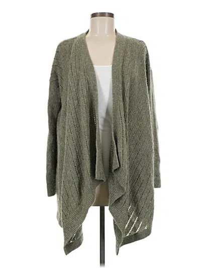 Pre-owned Lou & Grey Cardigan Sweater In Green