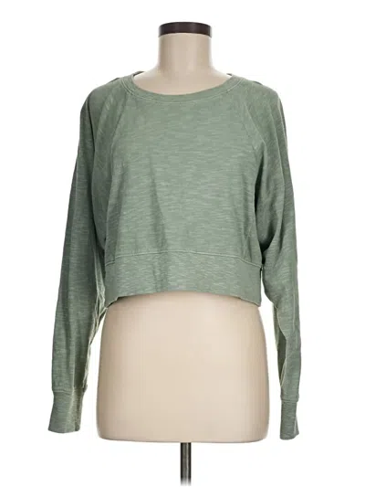 Pre-owned Lou & Grey Cardigan Sweater In Green