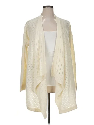 Pre-owned Lou & Grey Cardigan Sweater In Ivory
