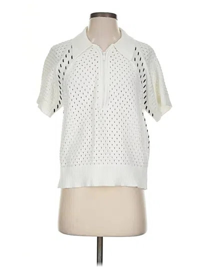 Pre-owned Lou & Grey Cardigan Sweater In Ivory