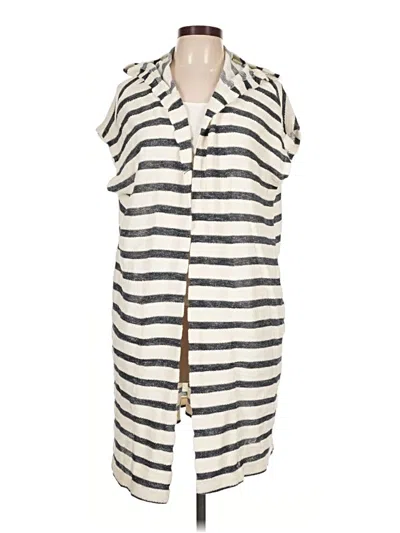 Pre-owned Lou & Grey Cardigan Sweater In Ivory