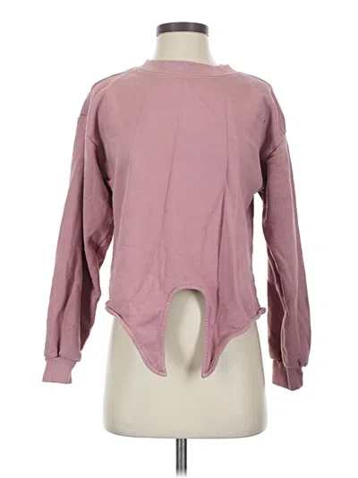 Pre-owned Lou & Grey Cardigan Sweater In Pink