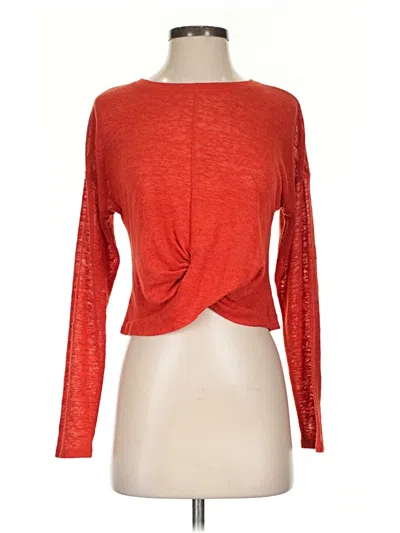 Pre-owned Lou & Grey Cardigan Sweater In Red