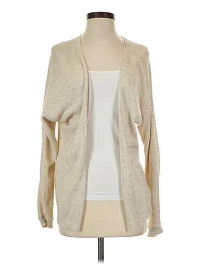Pre-owned Lou & Grey Cardigan Sweater In Tan