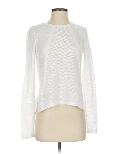 Pre-owned Lou & Grey Cardigan Sweater In White