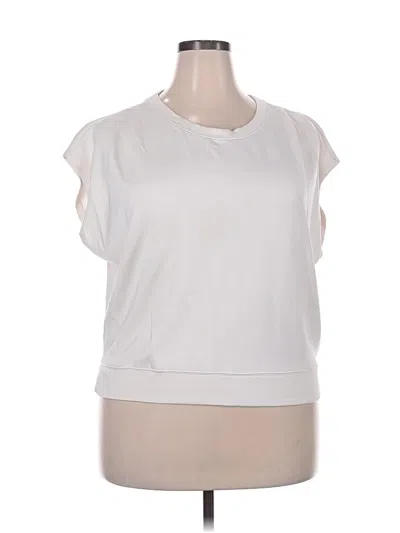 Pre-owned Lou & Grey Cardigan Sweater In White