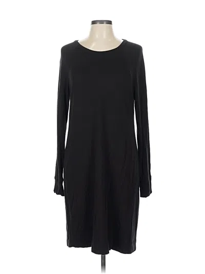 Pre-owned Lou & Grey Casual Dress In Black