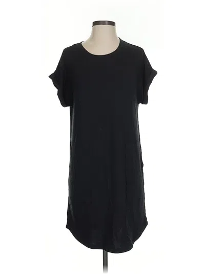 Pre-owned Lou & Grey Casual Dress In Black
