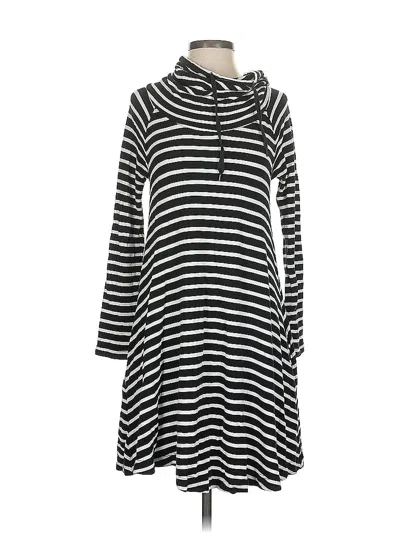 Pre-owned Lou & Grey Casual Dress In Black