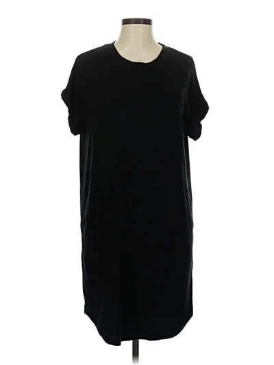 Pre-owned Lou & Grey Casual Dress In Black