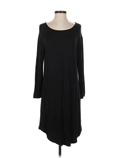 Pre-owned Lou & Grey Casual Dress In Black