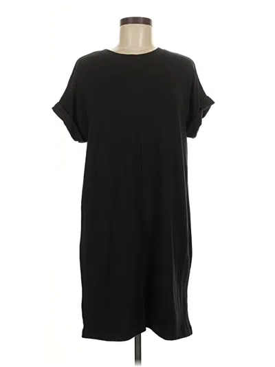 Pre-owned Lou & Grey Casual Dress In Black