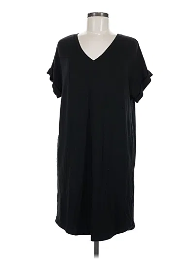 Pre-owned Lou & Grey Casual Dress In Black
