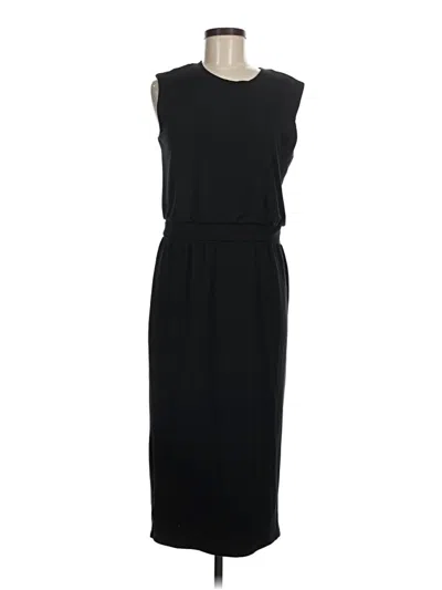 Pre-owned Lou & Grey Casual Dress In Black