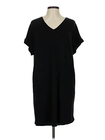 Pre-owned Lou & Grey Casual Dress In Black