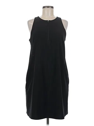 Pre-owned Lou & Grey Casual Dress In Black