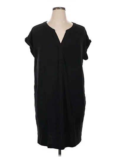 Pre-owned Lou & Grey Casual Dress In Black