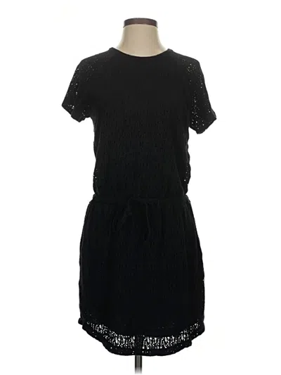 Pre-owned Lou & Grey Casual Dress In Black
