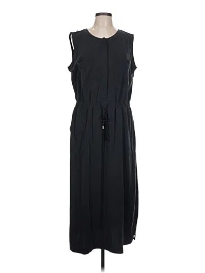Pre-owned Lou & Grey Casual Dress In Black