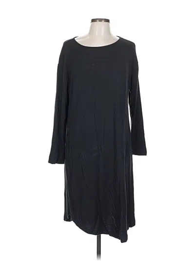 Pre-owned Lou & Grey Casual Dress In Black