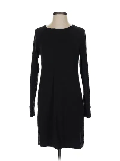 Pre-owned Lou & Grey Casual Dress In Black