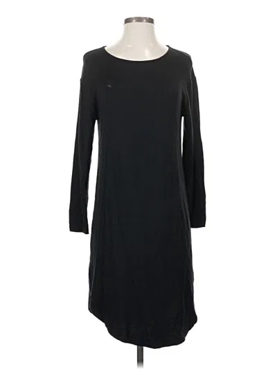 Pre-owned Lou & Grey Casual Dress In Black