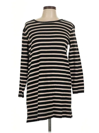 Pre-owned Lou & Grey Casual Dress In Black