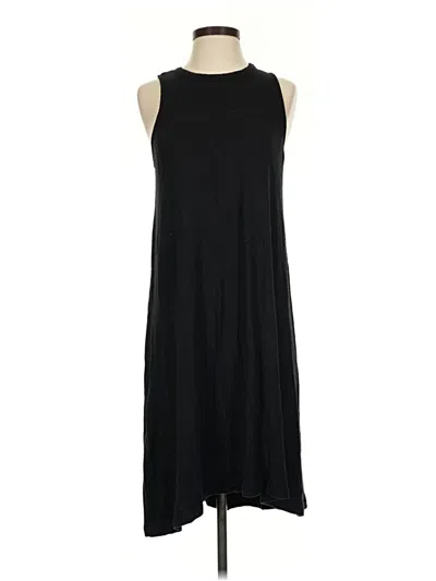 Pre-owned Lou & Grey Casual Dress In Black