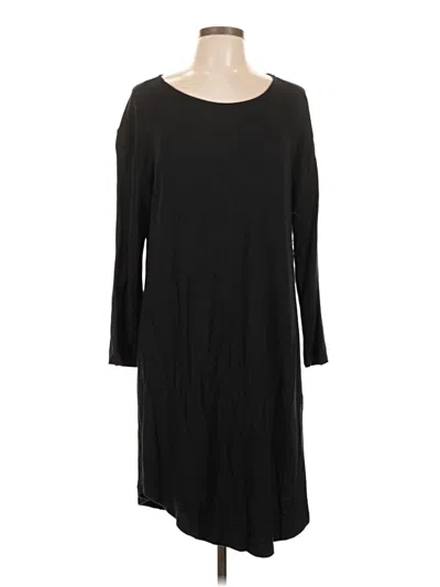 Pre-owned Lou & Grey Casual Dress In Black