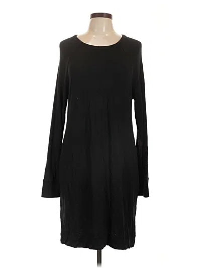 Pre-owned Lou & Grey Casual Dress In Black