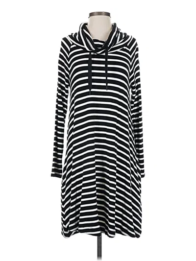 Pre-owned Lou & Grey Casual Dress In Black