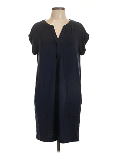 Pre-owned Lou & Grey Casual Dress In Black