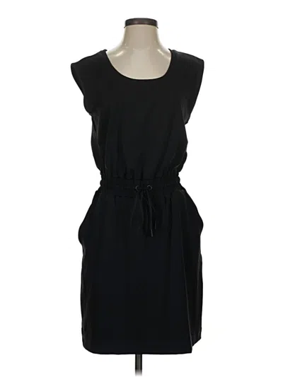 Pre-owned Lou & Grey Casual Dress In Black
