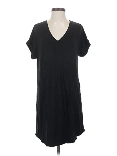 Pre-owned Lou & Grey Casual Dress In Black