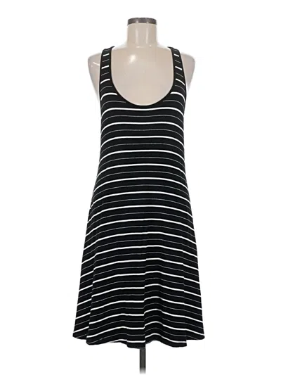 Pre-owned Lou & Grey Casual Dress In Black