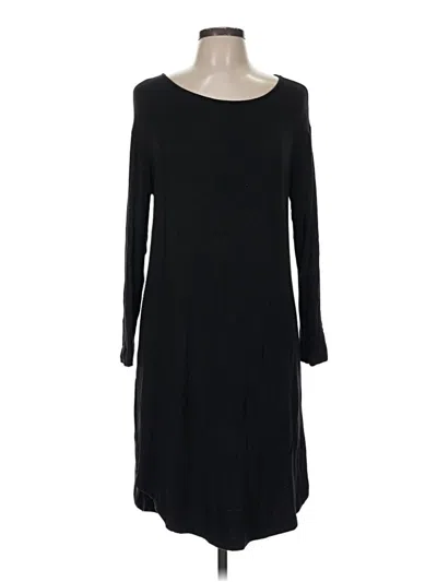 Pre-owned Lou & Grey Casual Dress In Black