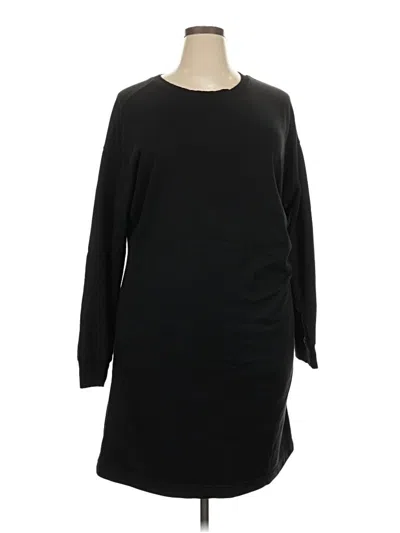 Pre-owned Lou & Grey Casual Dress In Black