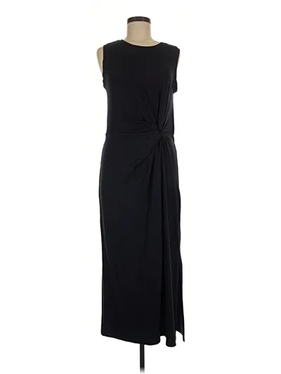 Pre-owned Lou & Grey Casual Dress In Black