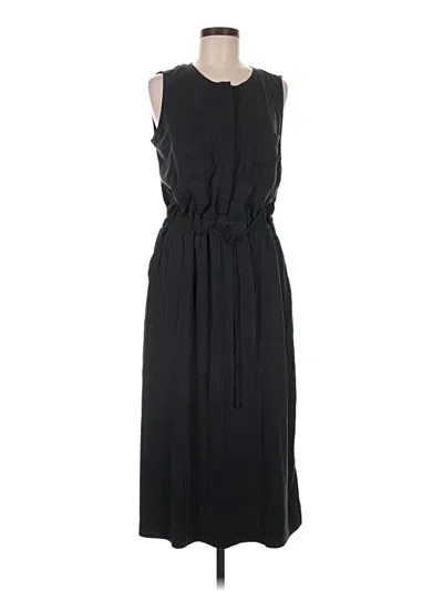 Pre-owned Lou & Grey Casual Dress In Black