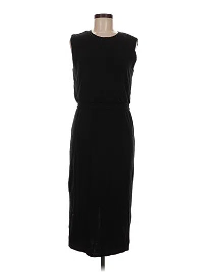 Pre-owned Lou & Grey Casual Dress In Black