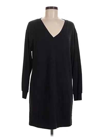 Pre-owned Lou & Grey Casual Dress In Black