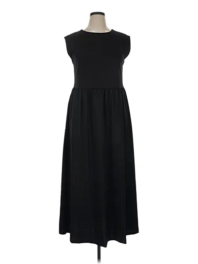 Pre-owned Lou & Grey Casual Dress In Black