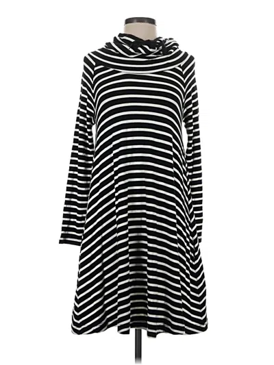 Pre-owned Lou & Grey Casual Dress In Black